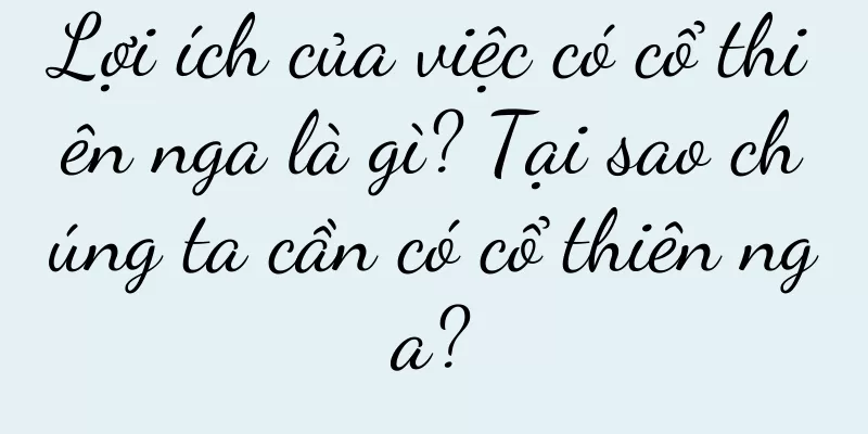 Lợi ích của việc có cổ thiên nga là gì? Tại sao chúng ta cần có cổ thiên nga?