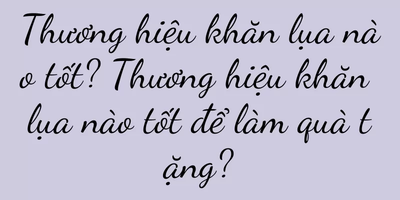 Thương hiệu khăn lụa nào tốt? Thương hiệu khăn lụa nào tốt để làm quà tặng?