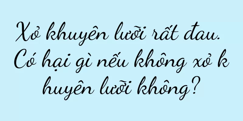 Xỏ khuyên lưỡi rất đau. Có hại gì nếu không xỏ khuyên lưỡi không?
