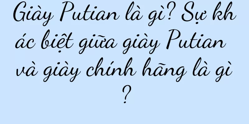 Giày Putian là gì? Sự khác biệt giữa giày Putian và giày chính hãng là gì?