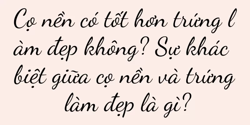 Cọ nền có tốt hơn trứng làm đẹp không? Sự khác biệt giữa cọ nền và trứng làm đẹp là gì?