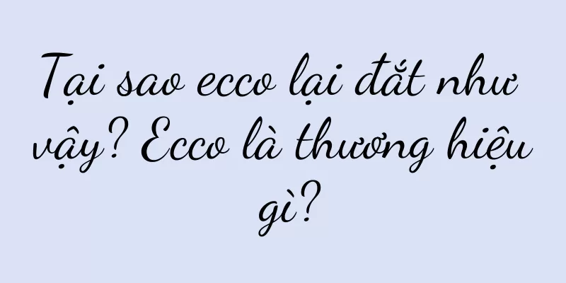 Tại sao ecco lại đắt như vậy? Ecco là thương hiệu gì?