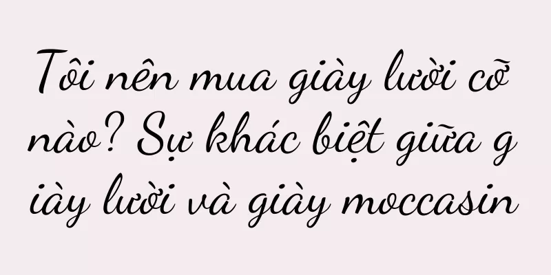 Tôi nên mua giày lười cỡ nào? Sự khác biệt giữa giày lười và giày moccasin
