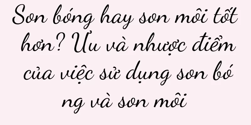 Son bóng hay son môi tốt hơn? Ưu và nhược điểm của việc sử dụng son bóng và son môi