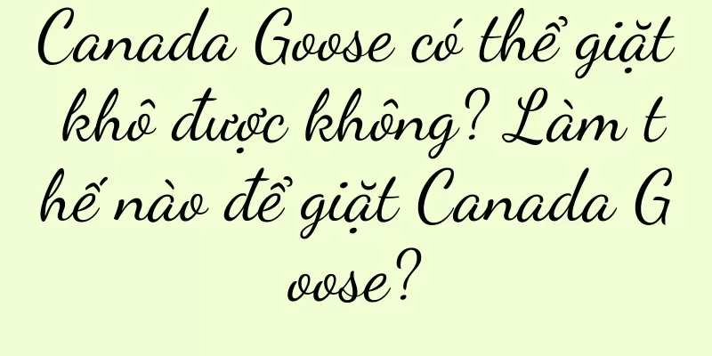 Canada Goose có thể giặt khô được không? Làm thế nào để giặt Canada Goose?