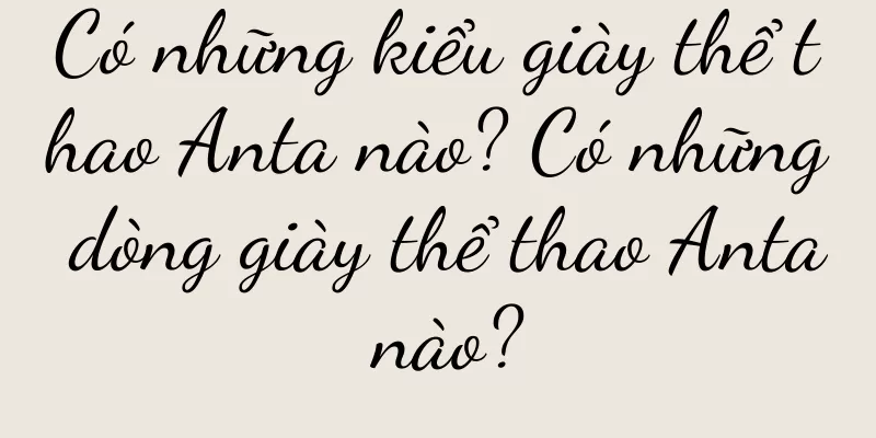 Có những kiểu giày thể thao Anta nào? Có những dòng giày thể thao Anta nào?