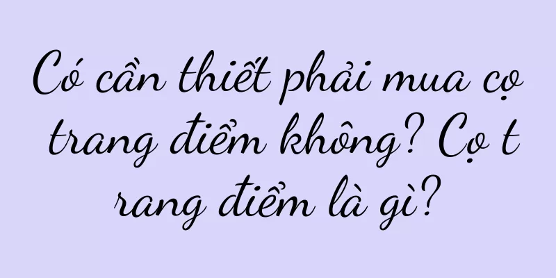 Có cần thiết phải mua cọ trang điểm không? Cọ trang điểm là gì?