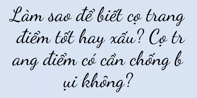 Làm sao để biết cọ trang điểm tốt hay xấu? Cọ trang điểm có cần chống bụi không?
