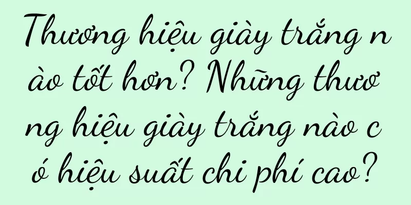 Thương hiệu giày trắng nào tốt hơn? Những thương hiệu giày trắng nào có hiệu suất chi phí cao?