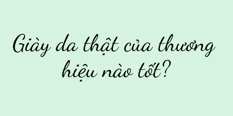 Giày da thật của thương hiệu nào tốt?