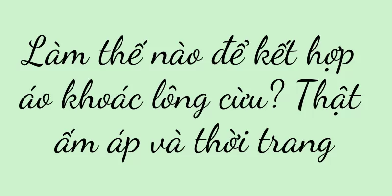 Làm thế nào để kết hợp áo khoác lông cừu? Thật ấm áp và thời trang
