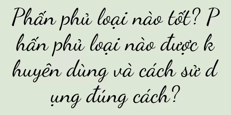 Phấn phủ loại nào tốt? Phấn phủ loại nào được khuyên dùng và cách sử dụng đúng cách?