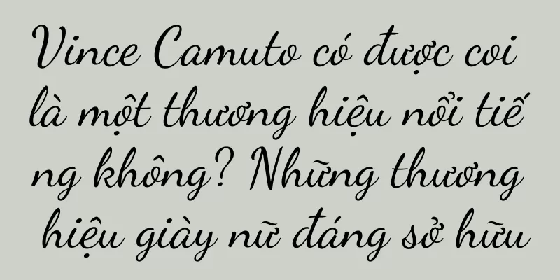 Vince Camuto có được coi là một thương hiệu nổi tiếng không? Những thương hiệu giày nữ đáng sở hữu