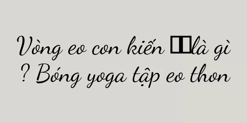 Vòng eo con kiến ​​là gì? Bóng yoga tập eo thon
