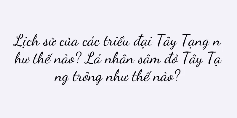 Lịch sử của các triều đại Tây Tạng như thế nào? Lá nhân sâm đỏ Tây Tạng trông như thế nào?