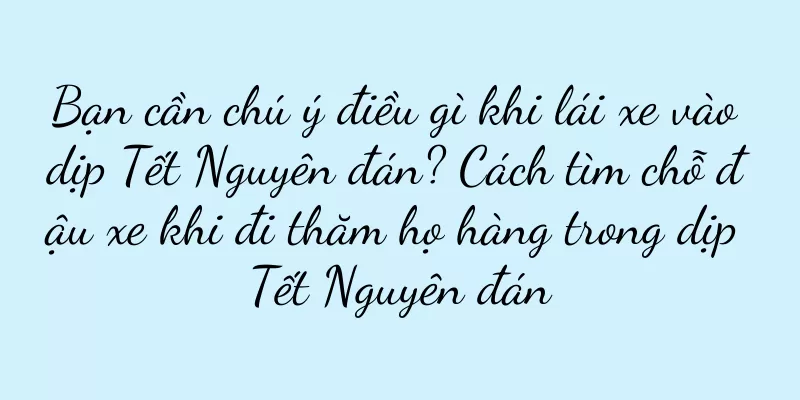 Bạn cần chú ý điều gì khi lái xe vào dịp Tết Nguyên đán? Cách tìm chỗ đậu xe khi đi thăm họ hàng trong dịp Tết Nguyên đán