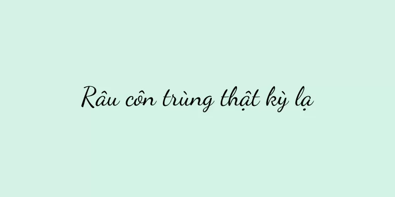 Râu côn trùng thật kỳ lạ