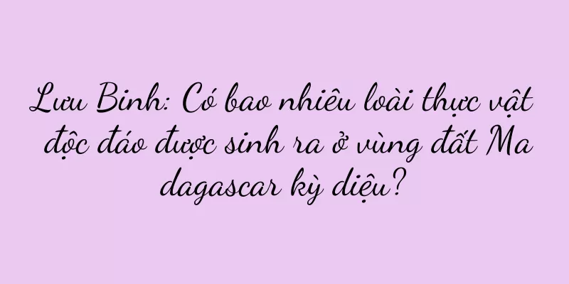 Lưu Binh: Có bao nhiêu loài thực vật độc đáo được sinh ra ở vùng đất Madagascar kỳ diệu?