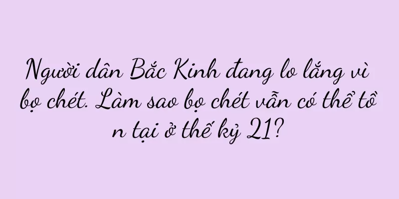 Người dân Bắc Kinh đang lo lắng vì bọ chét. Làm sao bọ chét vẫn có thể tồn tại ở thế kỷ 21?