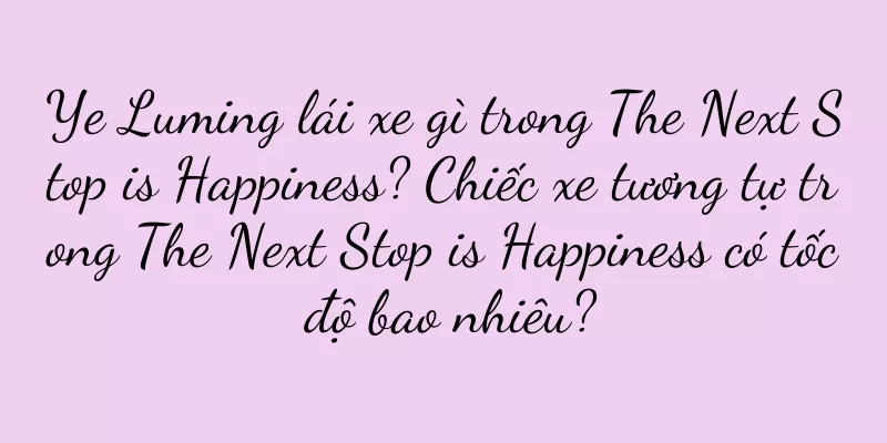 Ye Luming lái xe gì trong The Next Stop is Happiness? Chiếc xe tương tự trong The Next Stop is Happiness có tốc độ bao nhiêu?