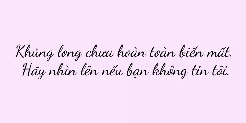 Khủng long chưa hoàn toàn biến mất. Hãy nhìn lên nếu bạn không tin tôi.