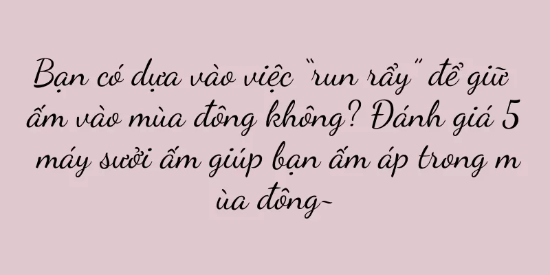 Bạn có dựa vào việc “run rẩy” để giữ ấm vào mùa đông không? Đánh giá 5 máy sưởi ấm giúp bạn ấm áp trong mùa đông~
