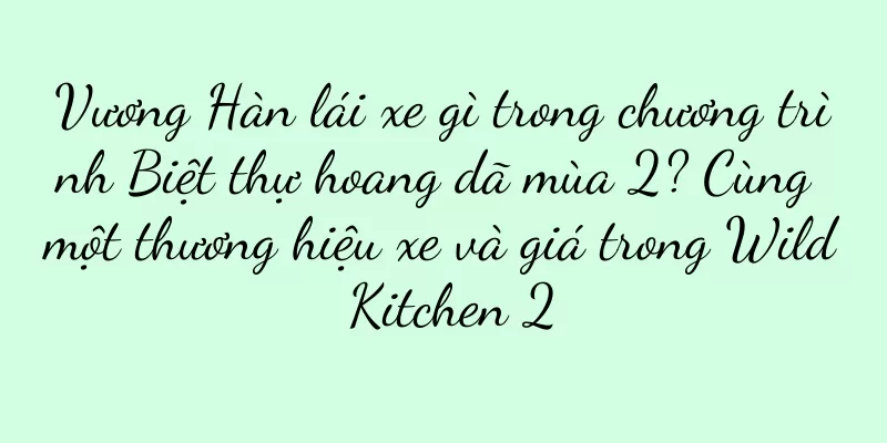 Vương Hàn lái xe gì trong chương trình Biệt thự hoang dã mùa 2? Cùng một thương hiệu xe và giá trong Wild Kitchen 2