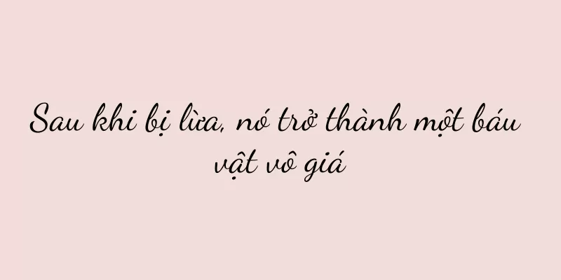 Sau khi bị lừa, nó trở thành một báu vật vô giá