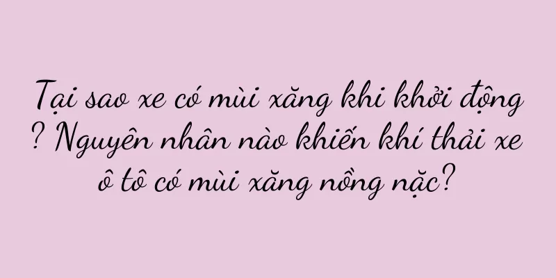 Tại sao xe có mùi xăng khi khởi động? Nguyên nhân nào khiến khí thải xe ô tô có mùi xăng nồng nặc?