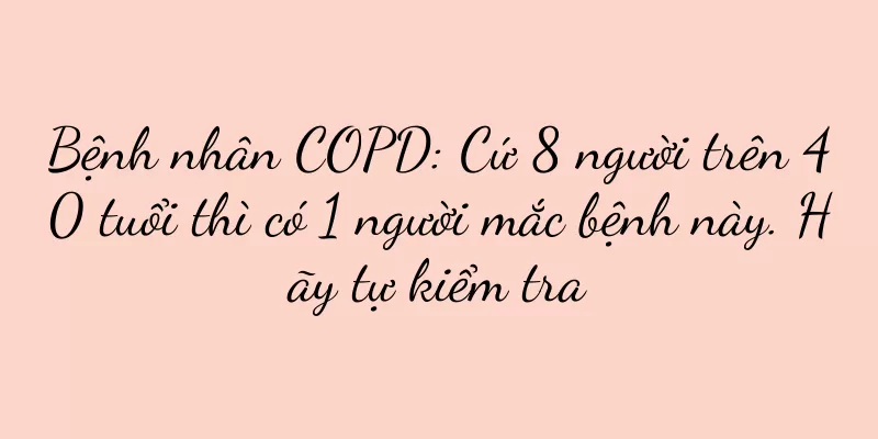 Bệnh nhân COPD: Cứ 8 người trên 40 tuổi thì có 1 người mắc bệnh này. Hãy tự kiểm tra