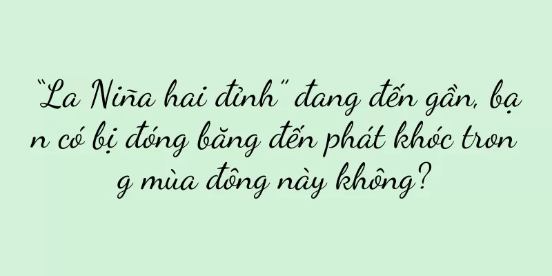 “La Niña hai đỉnh” đang đến gần, bạn có bị đóng băng đến phát khóc trong mùa đông này không?