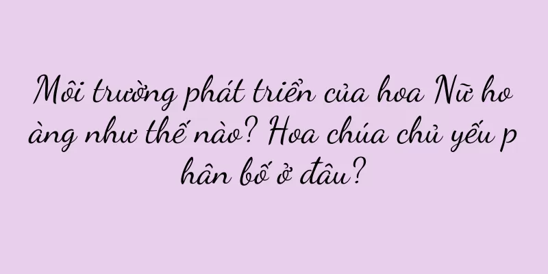 Môi trường phát triển của hoa Nữ hoàng như thế nào? Hoa chúa chủ yếu phân bố ở đâu?