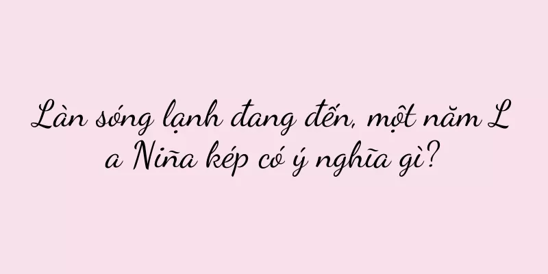 Làn sóng lạnh đang đến, một năm La Niña kép có ý nghĩa gì?