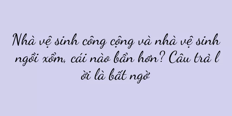 Nhà vệ sinh công cộng và nhà vệ sinh ngồi xổm, cái nào bẩn hơn? Câu trả lời là bất ngờ