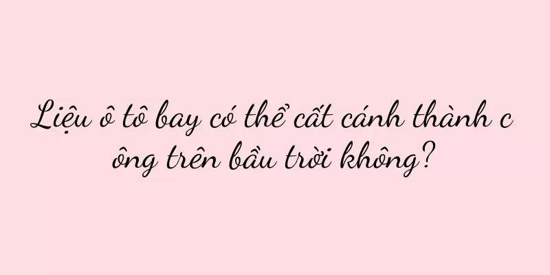 Liệu ô tô bay có thể cất cánh thành công trên bầu trời không?