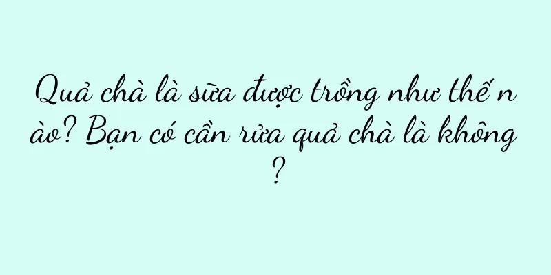 Quả chà là sữa được trồng như thế nào? Bạn có cần rửa quả chà là không?