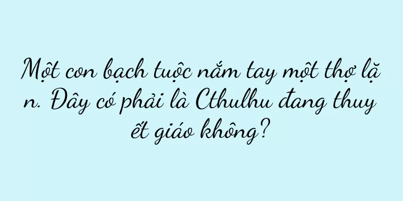Một con bạch tuộc nắm tay một thợ lặn. Đây có phải là Cthulhu đang thuyết giáo không?