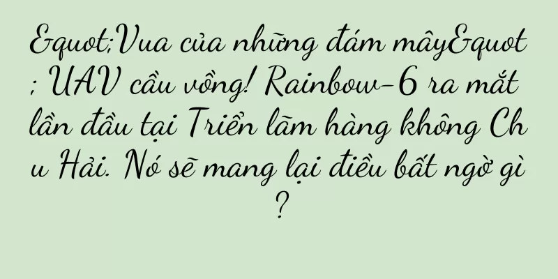 "Vua của những đám mây" UAV cầu vồng! Rainbow-6 ra mắt lần đầu tại Triển lãm hàng không Chu Hải. Nó sẽ mang lại điều bất ngờ gì?