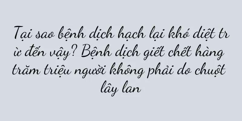 Tại sao bệnh dịch hạch lại khó diệt trừ đến vậy? Bệnh dịch giết chết hàng trăm triệu người không phải do chuột lây lan