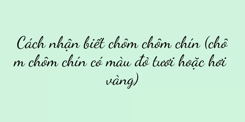 Cách nhận biết chôm chôm chín (chôm chôm chín có màu đỏ tươi hoặc hơi vàng)