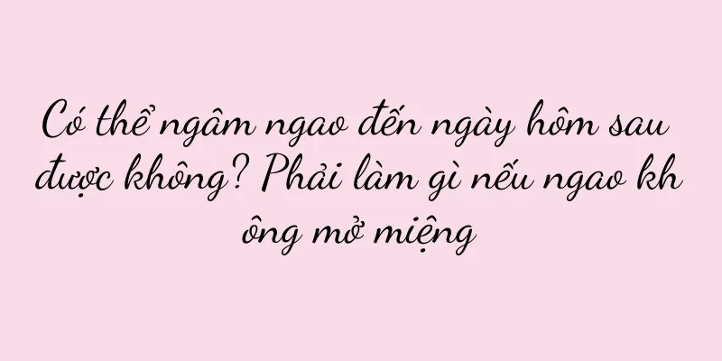 Có thể ngâm ngao đến ngày hôm sau được không? Phải làm gì nếu ngao không mở miệng