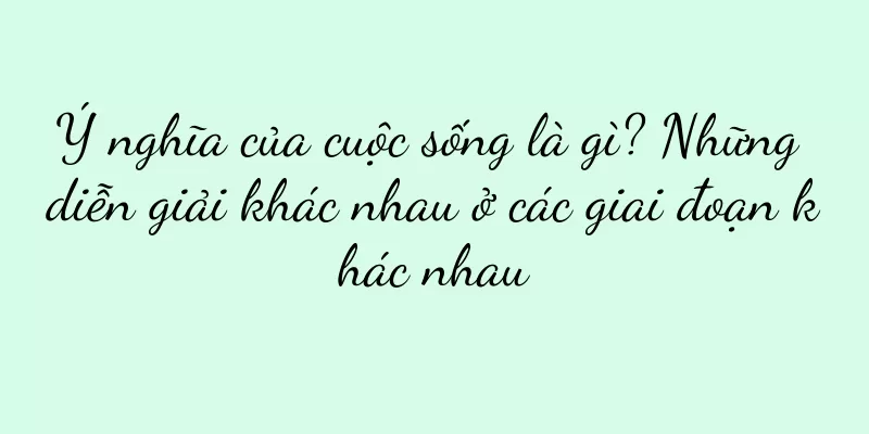 Ý nghĩa của cuộc sống là gì? Những diễn giải khác nhau ở các giai đoạn khác nhau