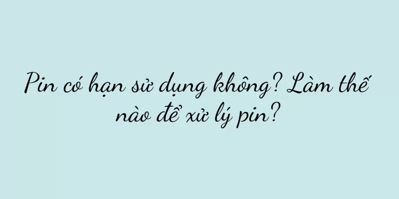 Pin có hạn sử dụng không? Làm thế nào để xử lý pin?
