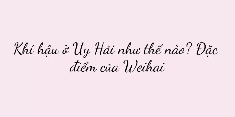 Khí hậu ở Uy Hải như thế nào? Đặc điểm của Weihai