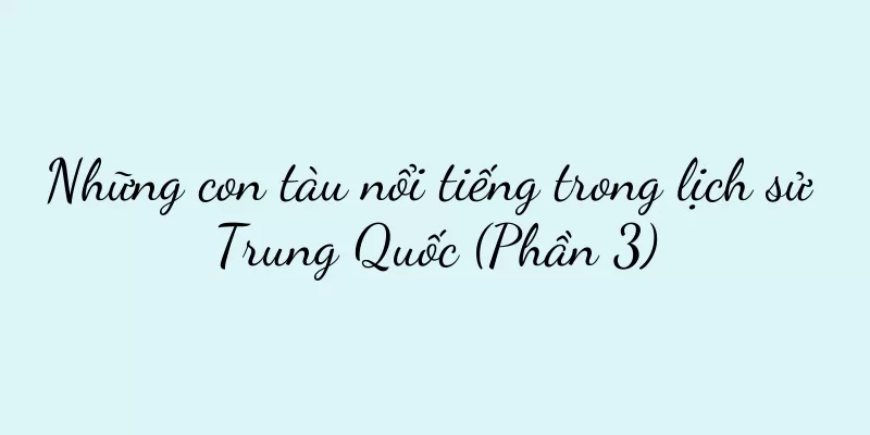 Những con tàu nổi tiếng trong lịch sử Trung Quốc (Phần 3)