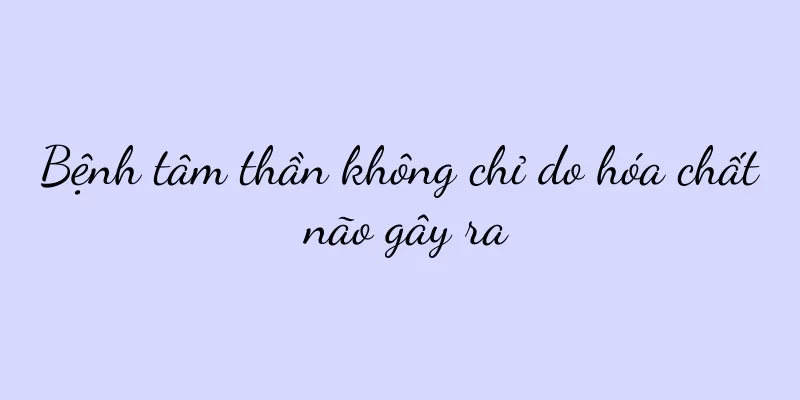 Bệnh tâm thần không chỉ do hóa chất não gây ra
