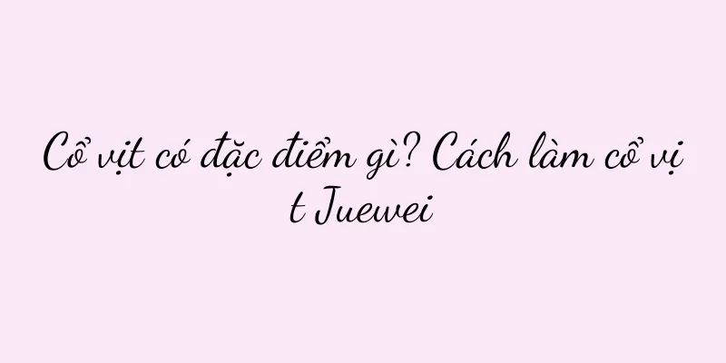 Cổ vịt có đặc điểm gì? Cách làm cổ vịt Juewei