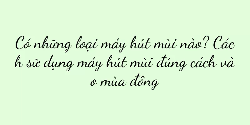Có những loại máy hút mùi nào? Cách sử dụng máy hút mùi đúng cách vào mùa đông