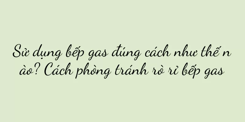 Sử dụng bếp gas đúng cách như thế nào? Cách phòng tránh rò rỉ bếp gas
