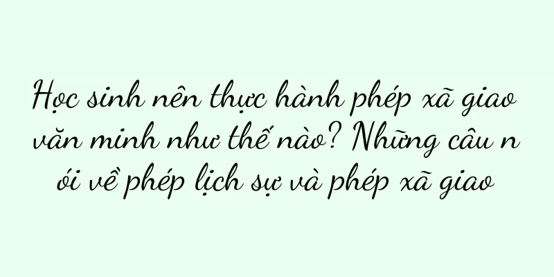 Học sinh nên thực hành phép xã giao văn minh như thế nào? Những câu nói về phép lịch sự và phép xã giao